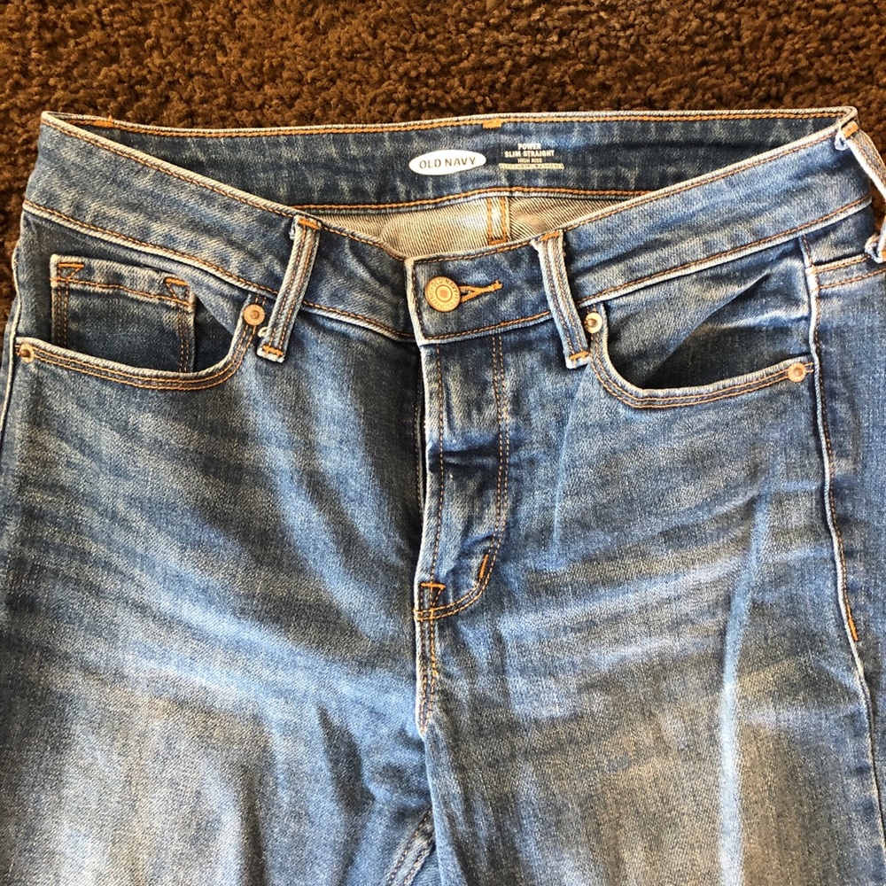 Old navy straight leg jeans.